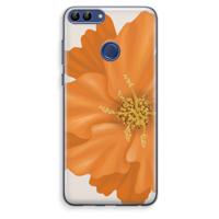 Orange Ellila flower: Huawei P Smart (2018) Transparant Hoesje - thumbnail