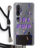 GRL PWR: Xiaomi Mi Note 10 Transparant Hoesje met koord