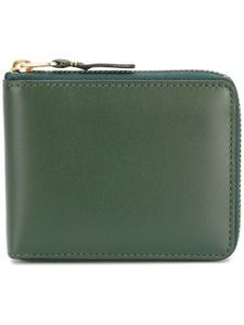 Comme Des Garçons Wallet portefeuille à fermeture zippée - Vert