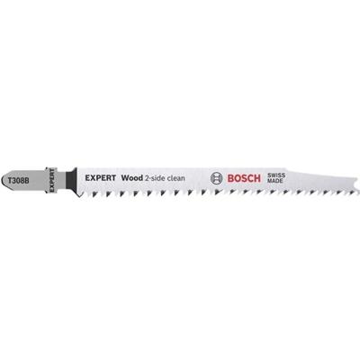 Bosch decoupeerzaagbladen [3x] - T 308 B - Expert &apos;Wood 2-SIDE Clean&apos;