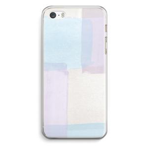 Square pastel: iPhone 5 / 5S / SE Transparant Hoesje