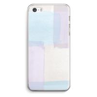 Square pastel: iPhone 5 / 5S / SE Transparant Hoesje - thumbnail