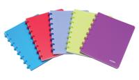 Atoma Trendy schrift, ft A5, 144 bladzijden, PP, geruit 5 mm, geassorteerde kleuren