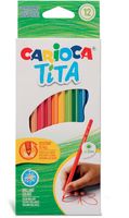 Carioca kleurpotlood Tita, 12 stuks in een kartonnen etui - thumbnail