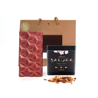 Thee- en chocoladepakket Giftbag