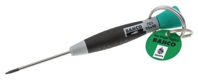 Bahco Precisie schroevendraaier | met veiligheidsring | TORX® | T9 x 50 mm - TAH703-9-50