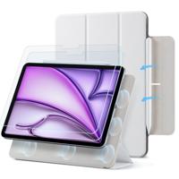 iPad Air 13" (2024) Rebound Magnetic Protection Bundle - Brilliant White