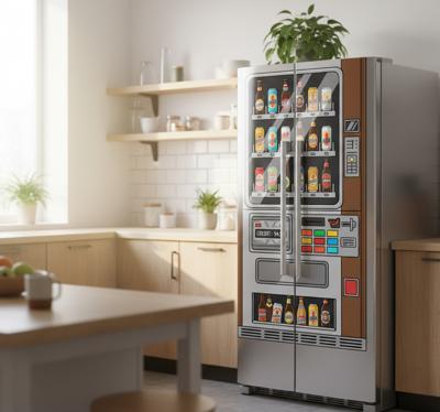 Koelkast sticker bierautomaat