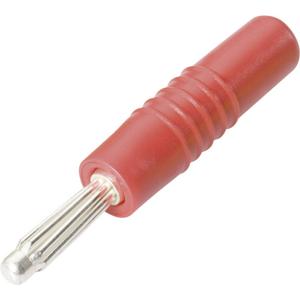 Schnepp S 4000 L Pluimstekker Stekker, recht Stift-Ø: 4 mm Rood 1 stuk(s)