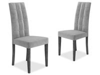 Set van 2 stoelen SAROU grijs - thumbnail