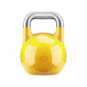 Gorilla Sports Kettlebell - 16 kg - Competitie - Staal - Geel