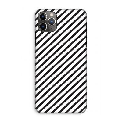 Strepen zwart-wit: iPhone 11 Pro Max Tough Case