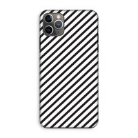 Strepen zwart-wit: iPhone 11 Pro Max Tough Case