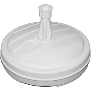 EDA Ronde parasolvoet - wit - D42 cm - 13 liter - Steeldikte 1,8 tot 3 cm - kunststof