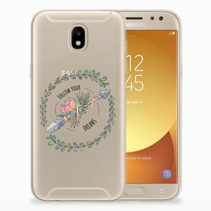 Samsung Galaxy J5 2017 Telefoonhoesje met Naam Boho Dreams