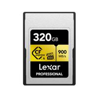 Lexar CFexpress LCAGOLD 320 GB Type A 900MB/s Professional Memory Card Gold