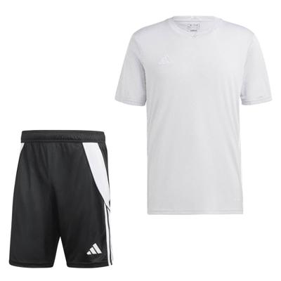 adidas Tabela Trainingsset Lichtgrijs Wit Zwart