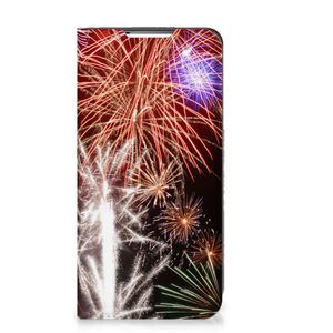 Samsung Galaxy S22 Hippe Standcase Vuurwerk