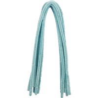 Chenilledraad - 10x - licht blauw - 8 mm x 50 cm - hobby/knutsel materialen