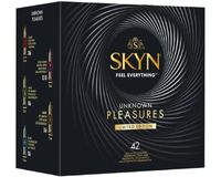 SKYN Unknown Pleasures 42 Latexvrije Condooms Brievenbuspost (doosje platgevouwen)