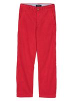 POLO RALPH LAUREN KIDS pantalon en velours côtelé à coupe droite - Rouge - thumbnail