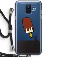 Frisco: Samsung Galaxy A6 (2018) Transparant Hoesje met koord
