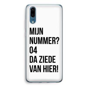 Da ziede van hier: Huawei P20 Transparant Hoesje