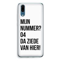 Da ziede van hier: Huawei P20 Transparant Hoesje