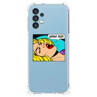 Samsung Galaxy A13 (4G) Anti Shock Bumper Case Popart Oh Yes - thumbnail