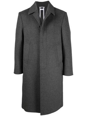 Thom Browne manteau à simple boutonnage - Gris