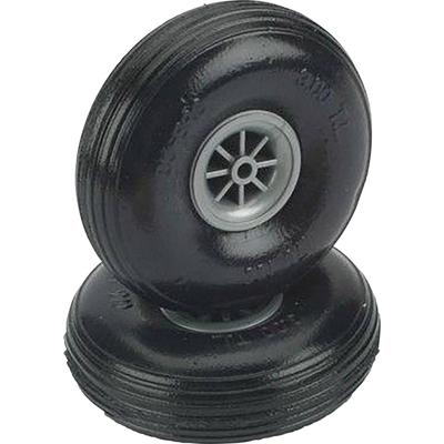 DU-BRO Schuimrubberen banden Met kunststofvelgen, Met profiel 76 mm 2 stuk(s)