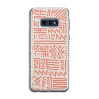 Marrakech Pink: Samsung Galaxy S10e Transparant Hoesje Marrakech Pink: Samsung Galaxy S10e Transparant Hoesje