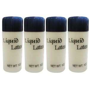 4x Vloeibare latex schmink/make-up 28 ml