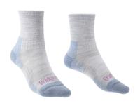 Bridgedale Lightweight Merino Performance 3/4 Crew Dames Wandelsok Grey Smoky Blue M