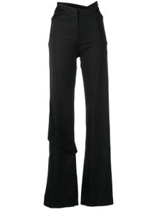 HELIOT EMIL pantalon ample à design asymétrique - Noir