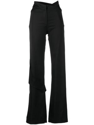 HELIOT EMIL pantalon ample à design asymétrique - Noir