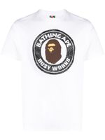 A BATHING APE® t-shirt Busy Works en coton - Blanc - thumbnail