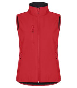 Clique 0200916 Classic Softshell Vest Lady - Rood - XL