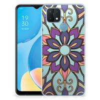 OPPO A15 | TPU Case | Purple Flower