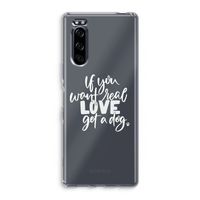 Partner in crime: Sony Xperia 5 Transparant Hoesje