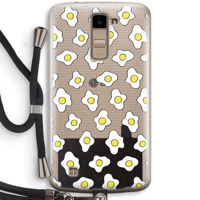 Spiegeleitjes: LG K10 (2016) Transparant Hoesje met koord