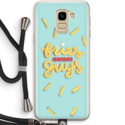 Always fries: Samsung Galaxy J6 (2018) Transparant Hoesje met koord