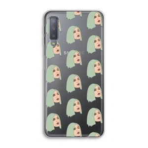 King Kylie: Samsung Galaxy A7 (2018) Transparant Hoesje