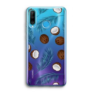 Kokosnoot roze: Huawei P30 Lite Transparant Hoesje