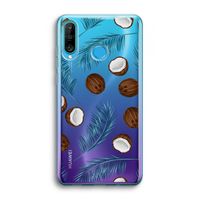 Kokosnoot roze: Huawei P30 Lite Transparant Hoesje