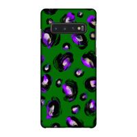 Green Cheetah: Samsung Galaxy S10 4G Volledig Geprint Hoesje