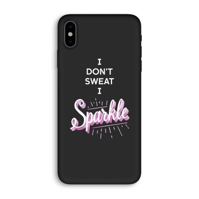 Sparkle quote: iPhone X Biologisch afbreekbaar hoesje