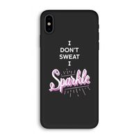 Sparkle quote: iPhone X Biologisch afbreekbaar hoesje
