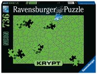 Ravensburger puzzel 736 stukjes krypt neon green