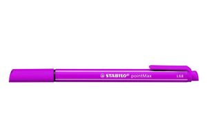 STABILO pointMax, hardtip fineliner 0.8 mm, roze, per stuk